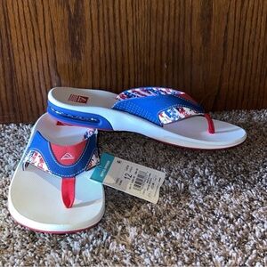 Reef Fanning Patriotic Flip Flops